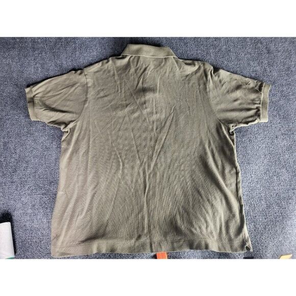 Lacoste 5191L Short Sleeve Polo Shirt‎ Brown Mens Sz 7 US Sz XXL Preppy Designer - Picture 8 of 8